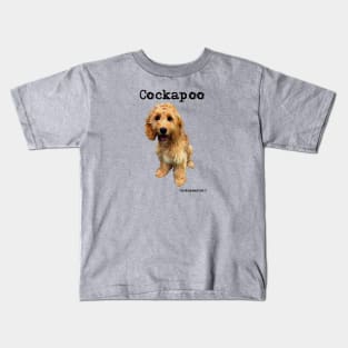 Golden Apricot Cockapoo / Spoodle and Doodle Dog Kids T-Shirt